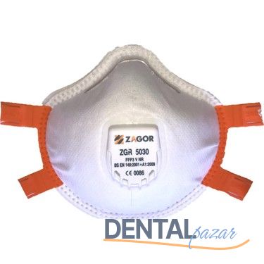 Zagor 5030 FFP3 Ventilli Solunum Maskesi - 10 Adet