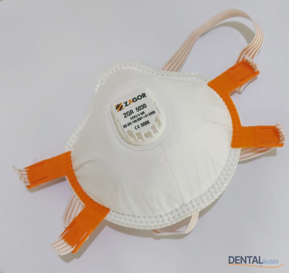 Zagor 5030 FFP3 Ventilli Solunum Maskesi - 10 Adet