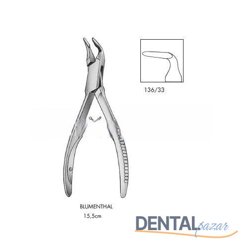 Blumenthal Kemik Pensi 15.5 cm 90° Açılı
