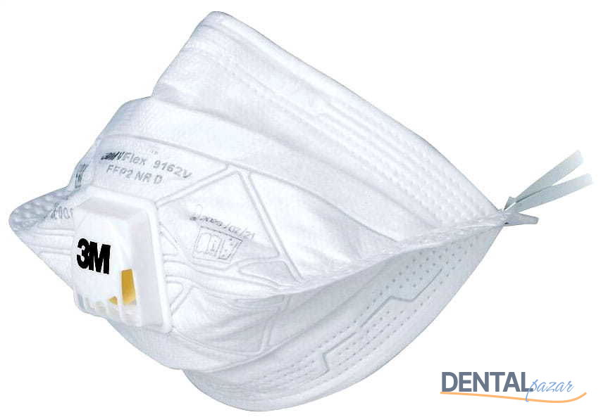 3M 9162E N95 Medikal Solunum Maskesi, FFP2, Ventilli 15 Adet ***