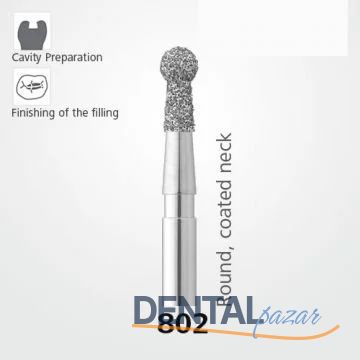 DX Sentetik Elmas Frez - 802 - Rond - 10 Adet