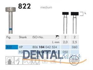 822 Sentetik Elmas Frez - 2 Adet - Armut uç