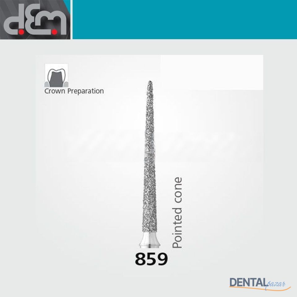DX Sentetik Elmas Frez - 859 - İğne Uç - 10 Adet