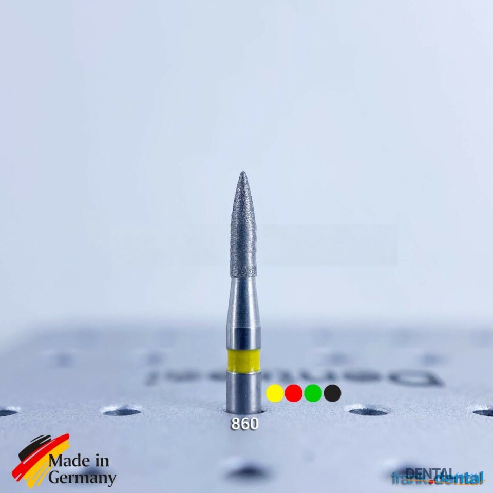 Doğal Elmas Frez - 860 - Alev Uç - 5 Adet