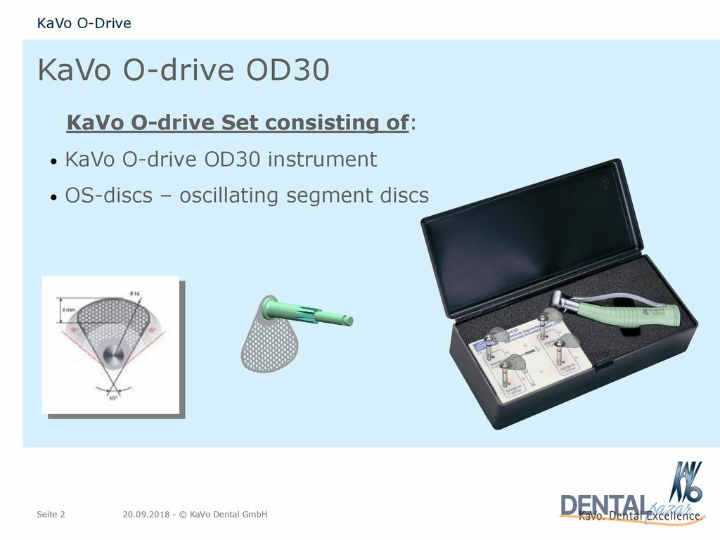 O-drive OD 30 Mikro Cerrahi Anguldurva Set