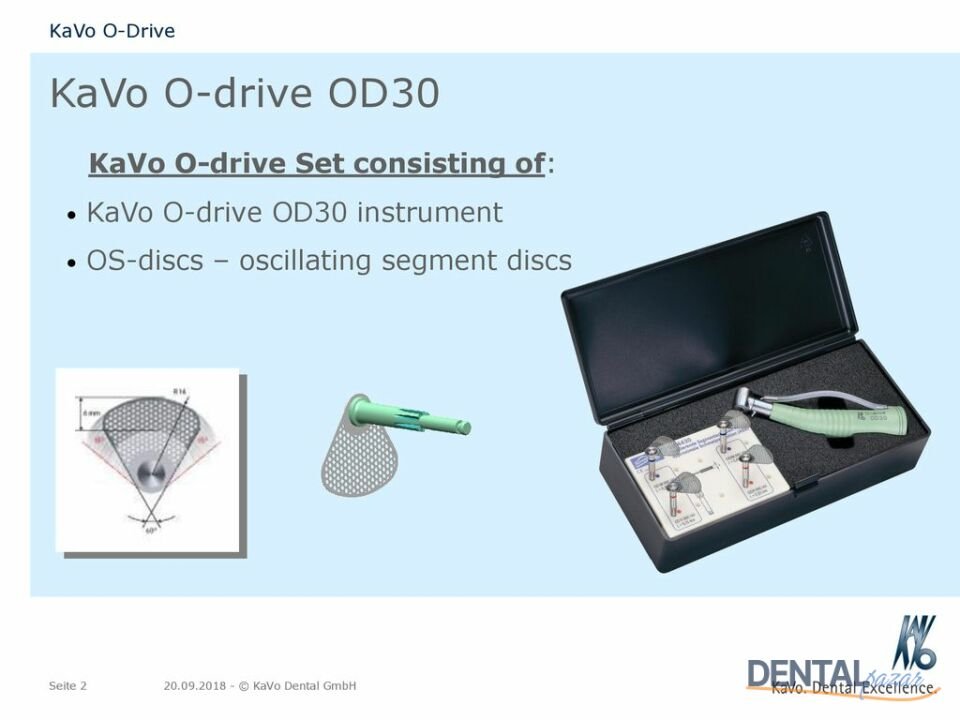 O-drive OD 30 Mikro Cerrahi Anguldurva Set