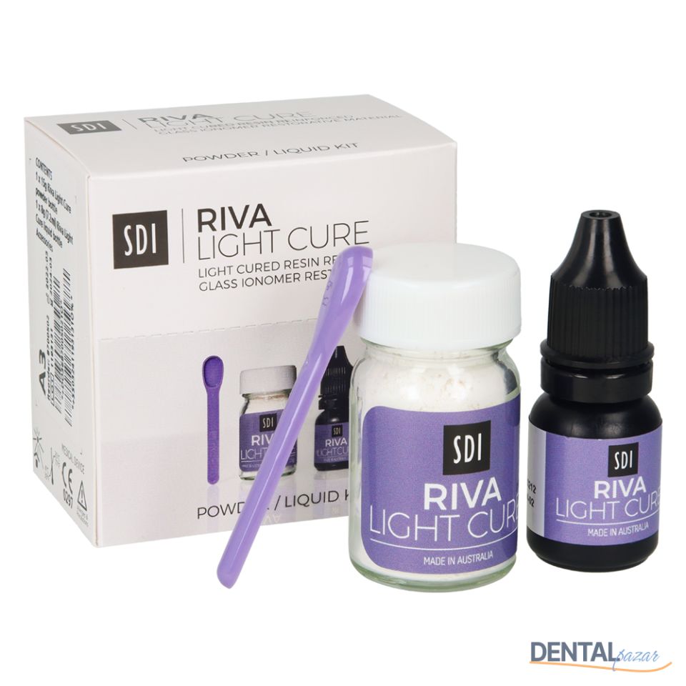 Riva Light Cure - Işıkla Sertleşen Cam İonomer Toz-Likit