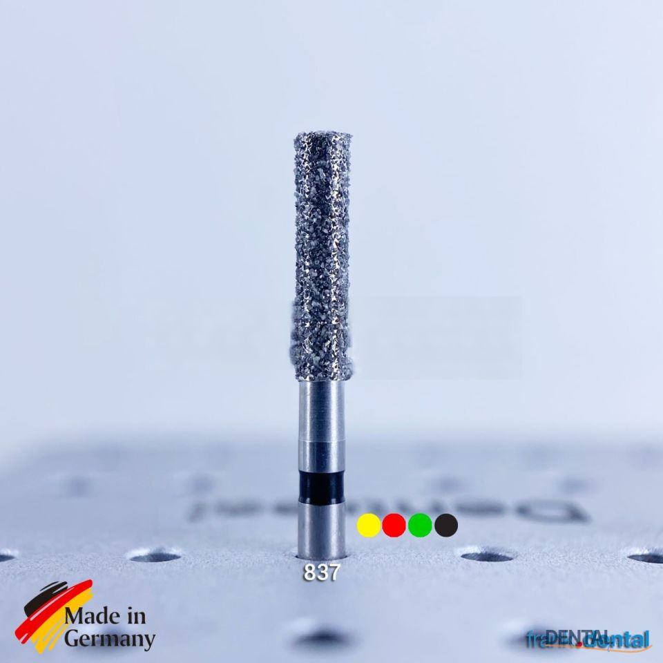 Doğal Elmas Frez - 837 - Silindir - 5 Adet