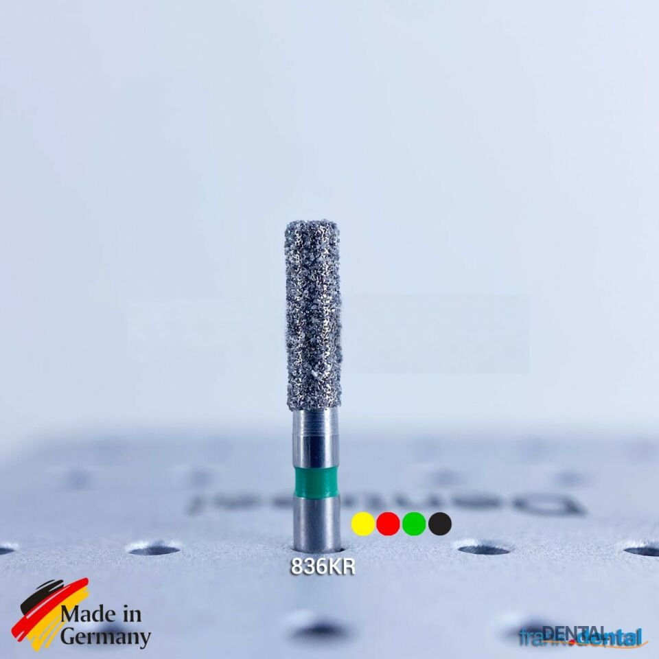 Doğal Elmas Frez - 836KR - Silindir - 5 Adet