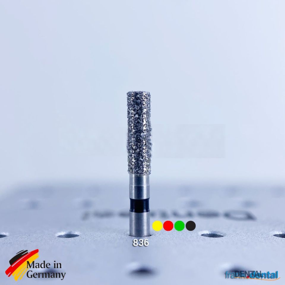 Doğal Elmas Frez - 836 - Silindir - 5 Adet