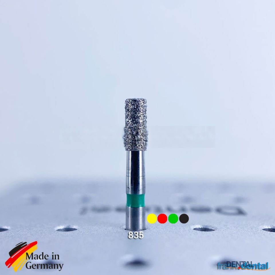 Doğal Elmas Frez - 835 - Silindir - 5 Adet
