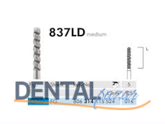 837LD Sentetik Elmas Frez - 5 Adet - Silindir