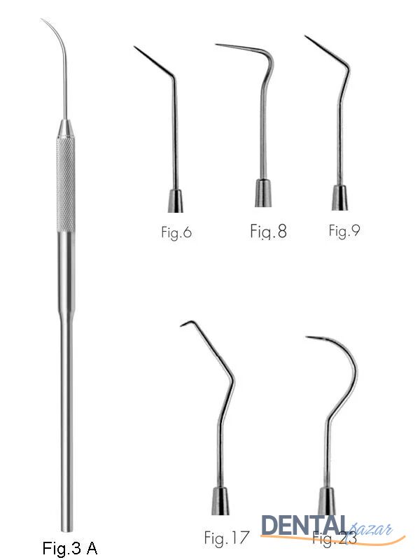 Dental Yuvarlak Sond Tek Tarflı