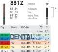 881Z Zirkon İçin Elmas Frez - 2 Adet