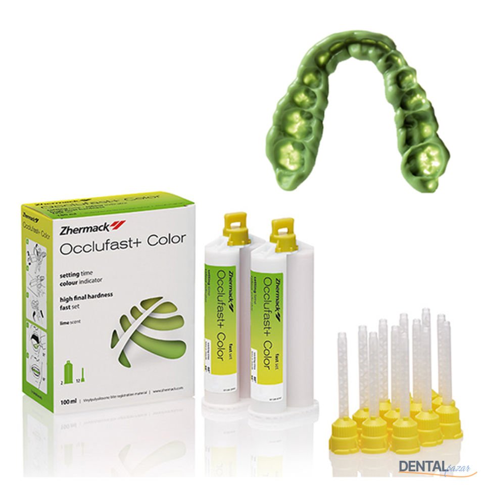 Occlufast+ Color - Renkli Kapanış Ölçü Maddesi - 2x50 ml Kartuş