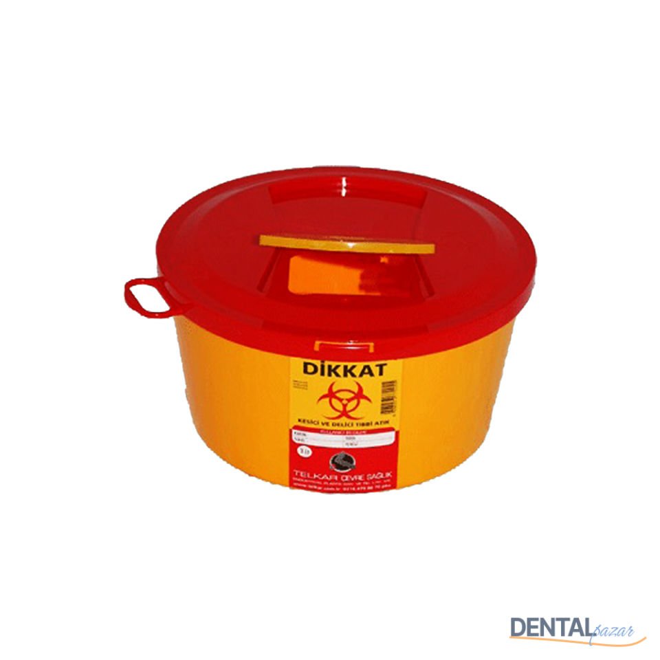 Tıbbi Atık Kovası 3 Lt - 25 Adet