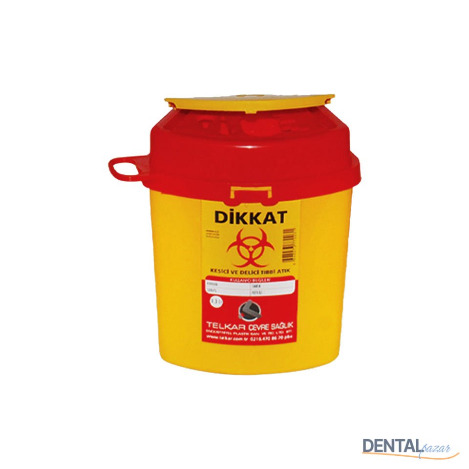 Tıbbi Atık Kovası 1,3 Lt - 50 Adet