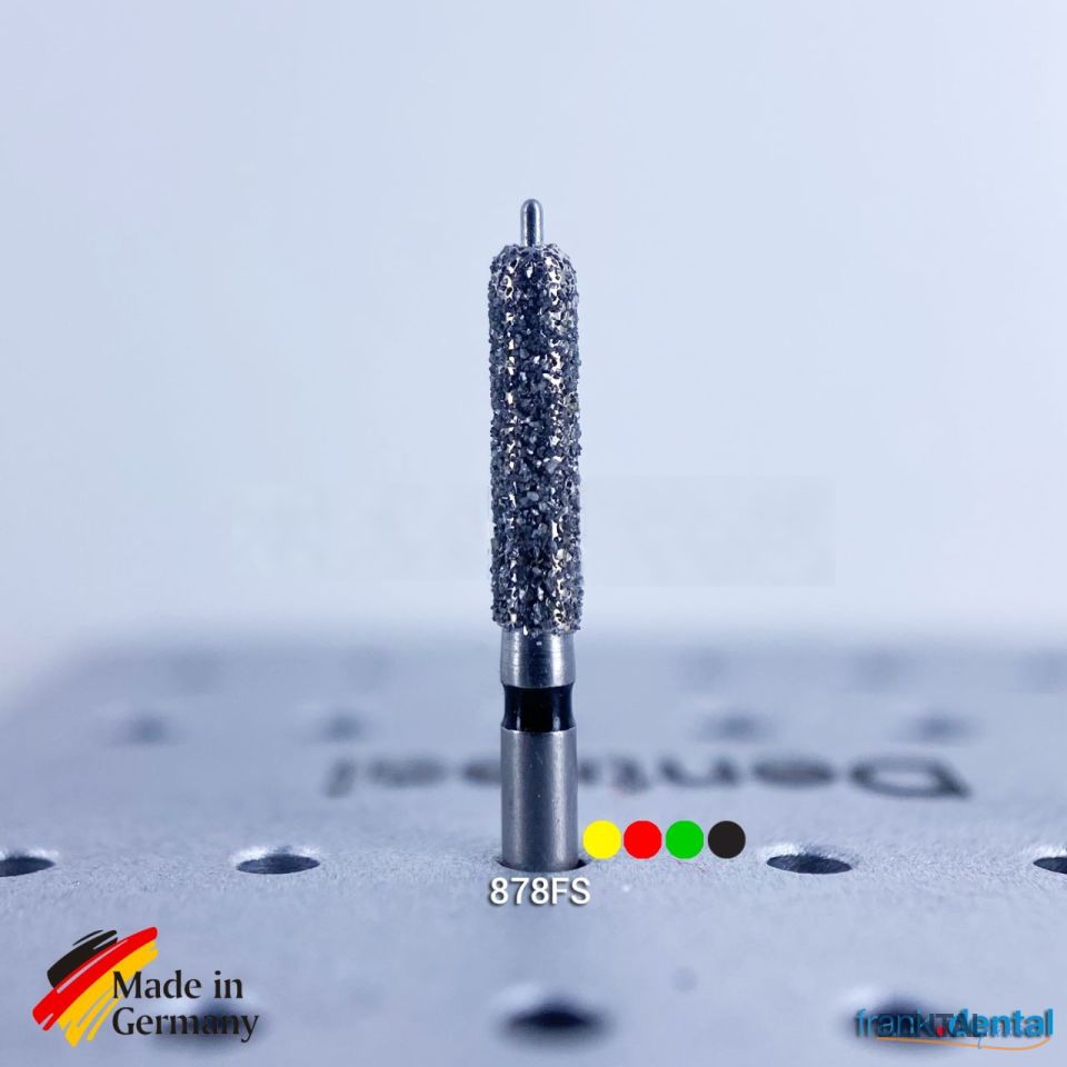 Doğal Elmas Frez - 878FS - Kılavuz Pinli - Basamkalı Kesim