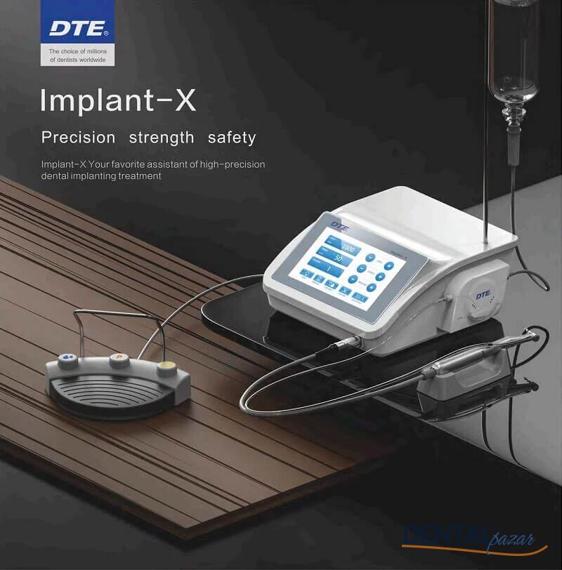 Dte İmplant-X Işıklı Fizyodispanser + 20:1 İmplant Anguldurvası