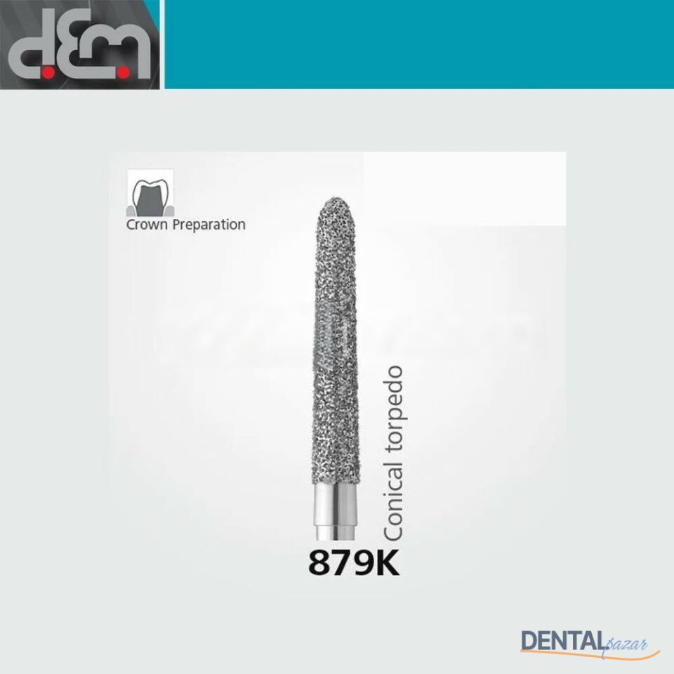 DX Sentetik Elmas Frez - 879K - Chamfer - 10 Adet