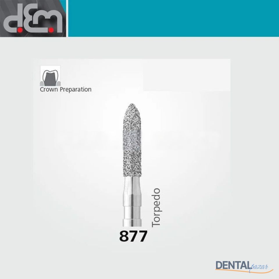 DX Sentetik Elmas Frez - 877 - Chamfer - 10 Adet
