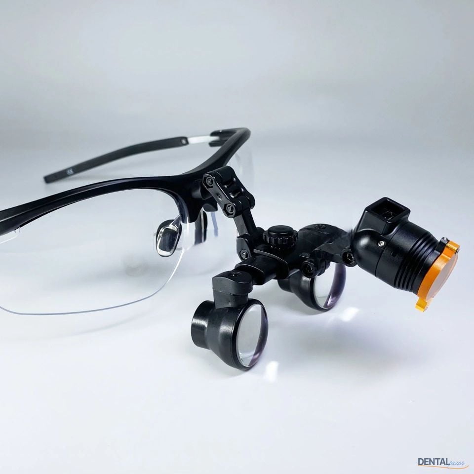 3.0x mini Galilean Ayarlanabilir Loupe 42 Cm - Kablolu Led Işıklı