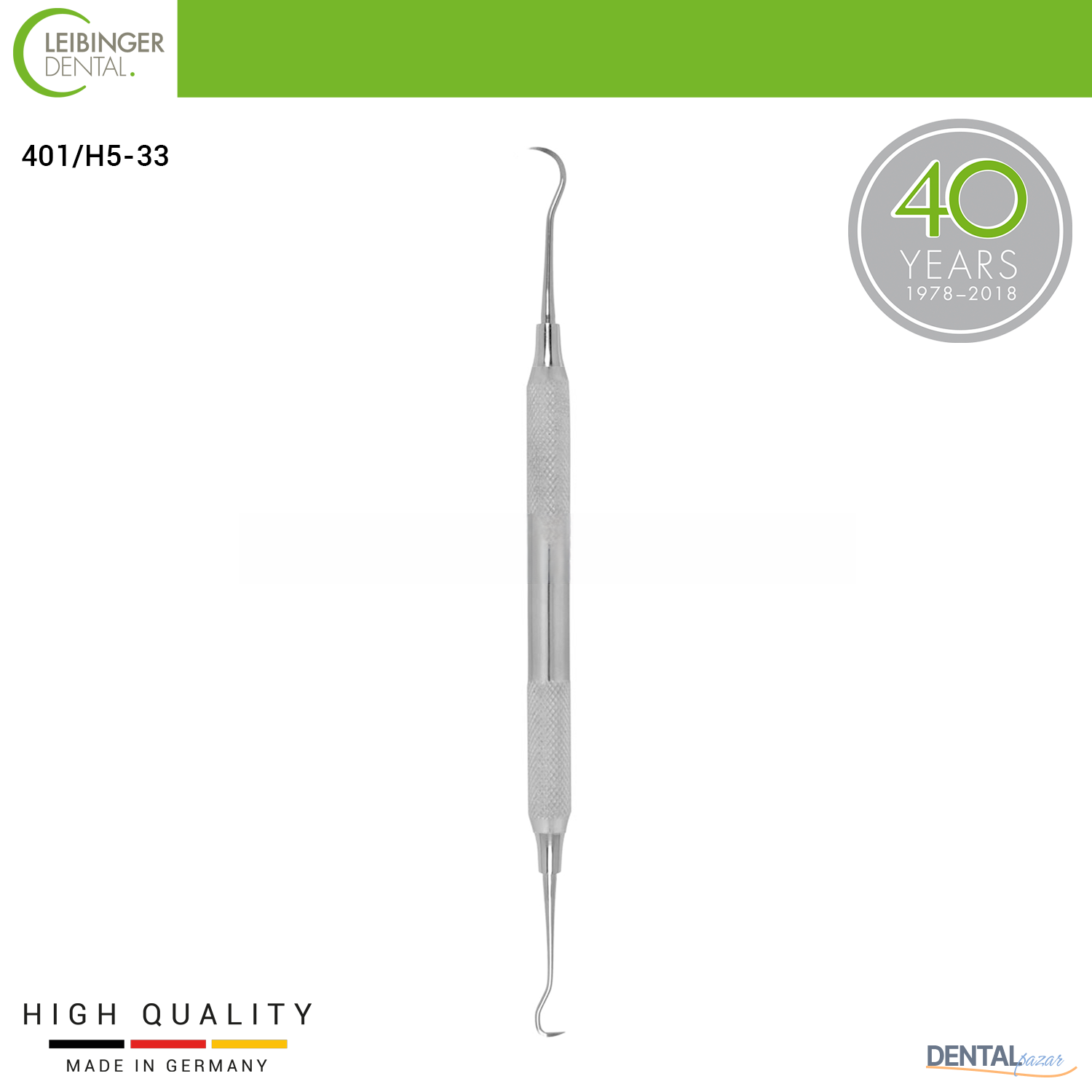 Periodontal Sickle Scaler - Hollow Handle H5/33 - 8mm