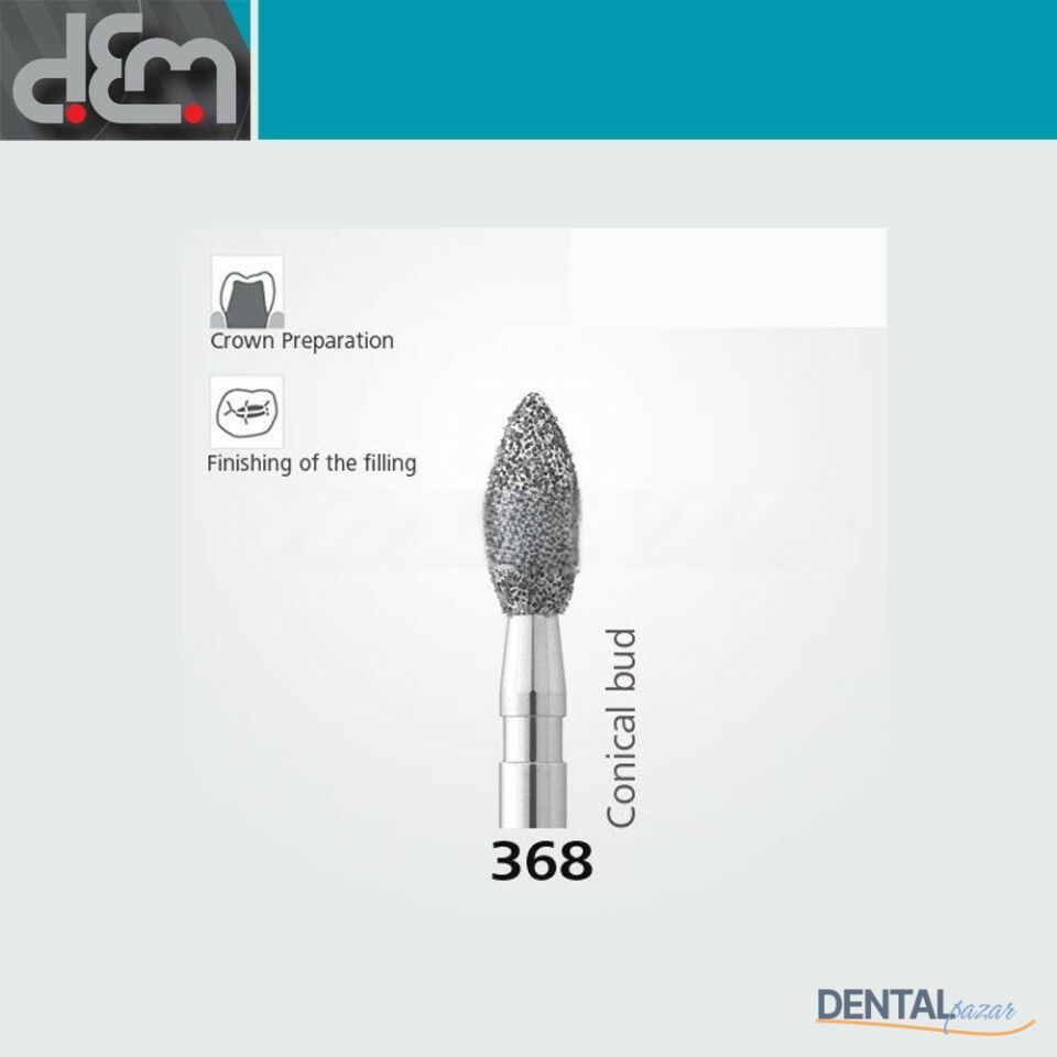 DX Sentetik Elmas Frez - 368 - Labut Uç - 10 Adet