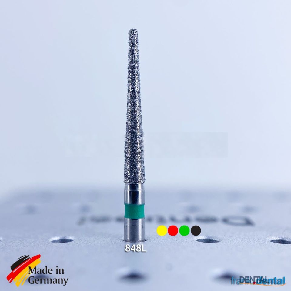 Doğal Elmas Frez - 848L - Konik - 5 Adet