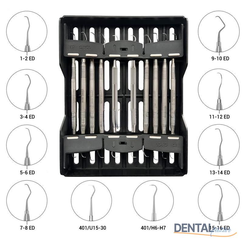 Gracey Curette - Periodontal Küret & Kretuar Set