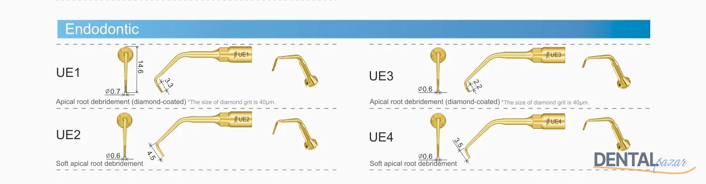 Ultrasurgery Endodonti Uçları - Woodpecker / Mectron / Ems