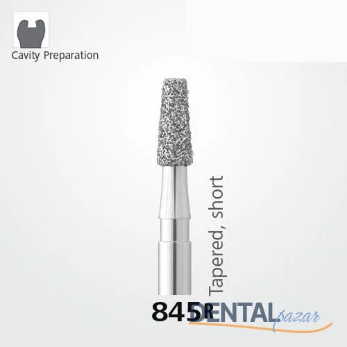 Sentetik Elmas Frez - 845R - Konik - 5 Adet