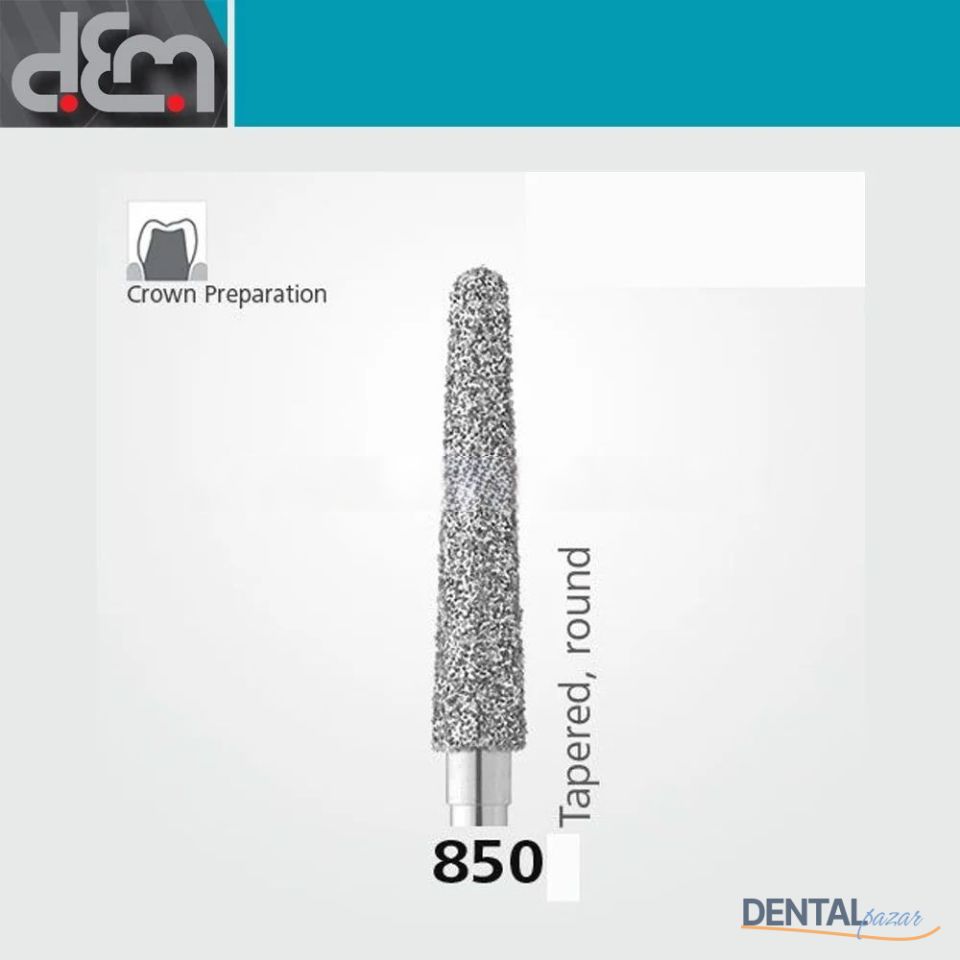 DX Sentetik Elmas Frez - 850 - Konik - 10 Adet