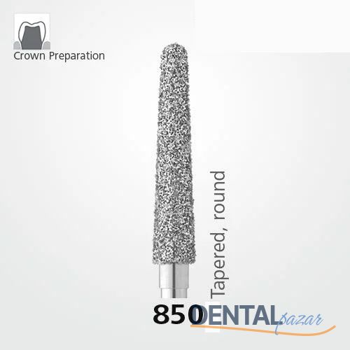 850 Sentetik Elmas Frez - 5 Adet - Konik