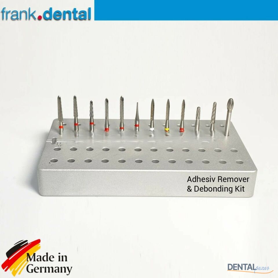 Carpide Adhesive Remover & Debonding Frez Set