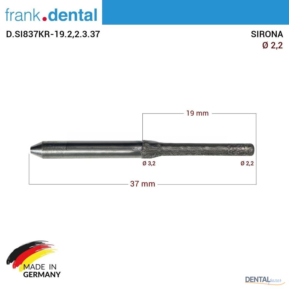 SIRONA Elmas Cad Cam Drill 2,0 mm