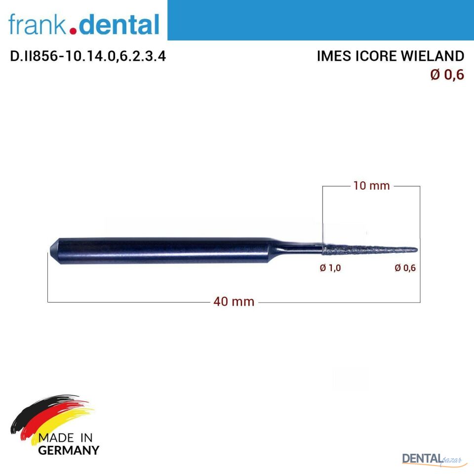Imes Icore Wieland Elmas Cad Cam Drill 0,6 mm