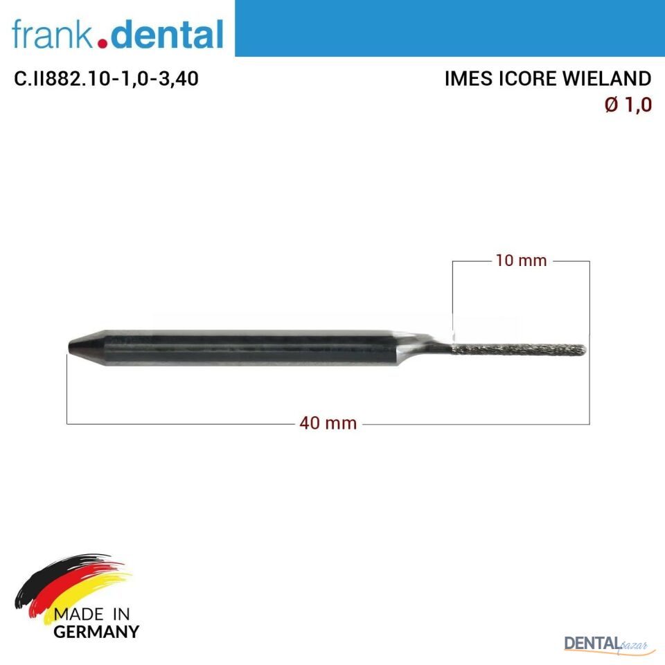 Imes Icore Wieland Elmas Cad Cam Drill 1,0 mm