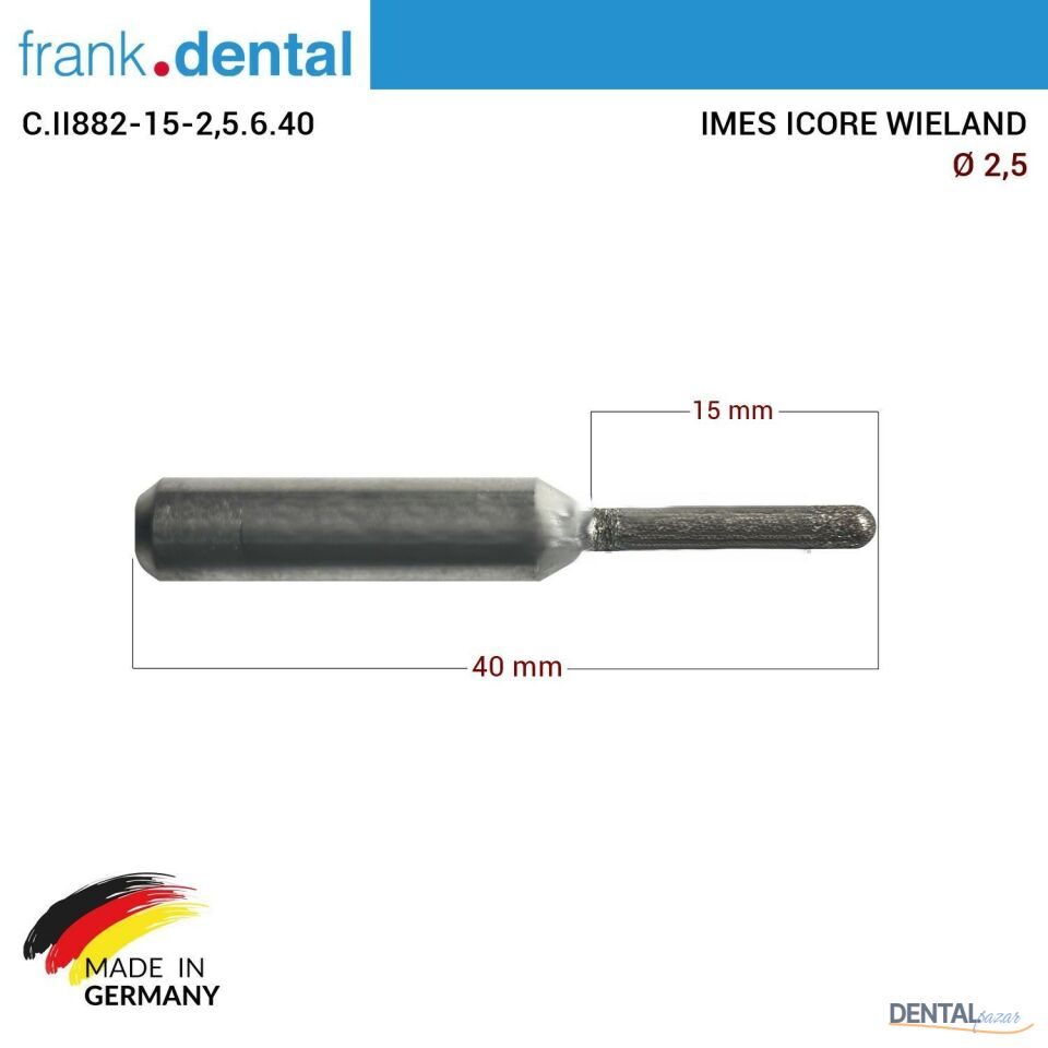 Imes Icore Wieland Elmas Cad Cam Drill 2,5 mm