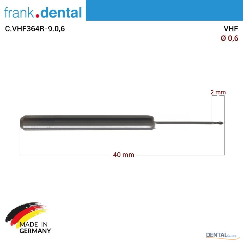 VHF Cad Cam Drill 0,6 mm