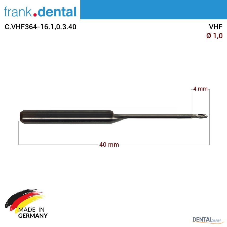 VHF Cad Cam Drill 1,0 mm