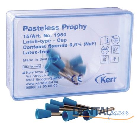 Pasteless Prophy Florlu Pat Emdirilmiş Polisaj Lastigi Asorti