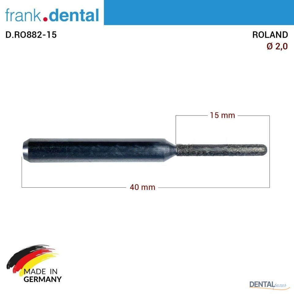 Elmas Milling Drill 2,0 mm - Roland Milling Makinesi için