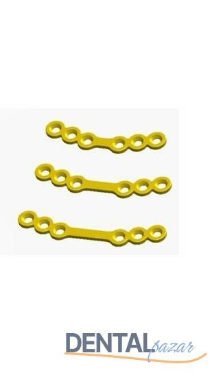 Titanyum Maxillofacial Plate Micro Kemik Plakası 0,6 mm 56.OR.070