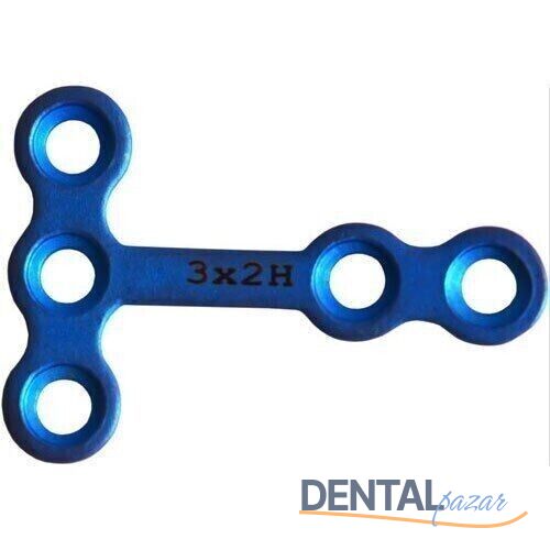 Titanyum Maxillofacial Plate Micro Kemik Plakası 0,6 mm