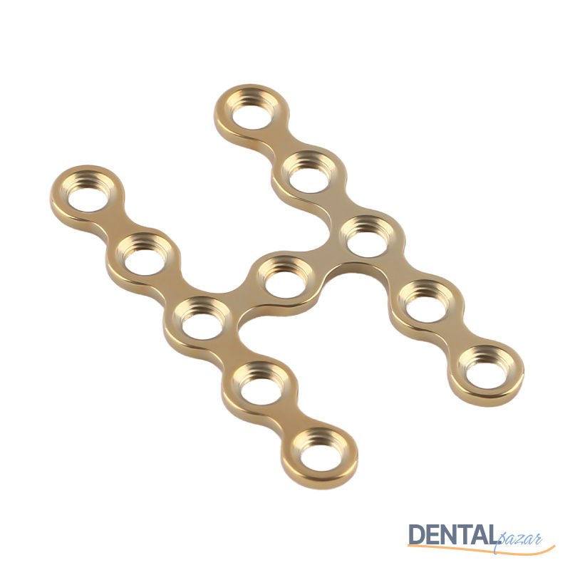 Titanyum Maxillofacial Plate Micro Kemik Plakası 0,6 mm