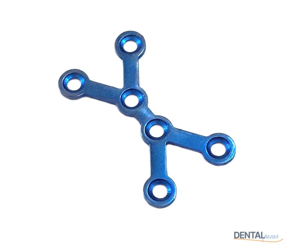 Titanyum Maxillofacial Plate Micro Kemik Plakası 0,6 mm