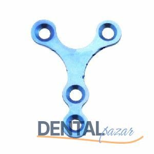 Titanyum Maxillofacial Plate Micro Kemik Plakası 0,6 mm
