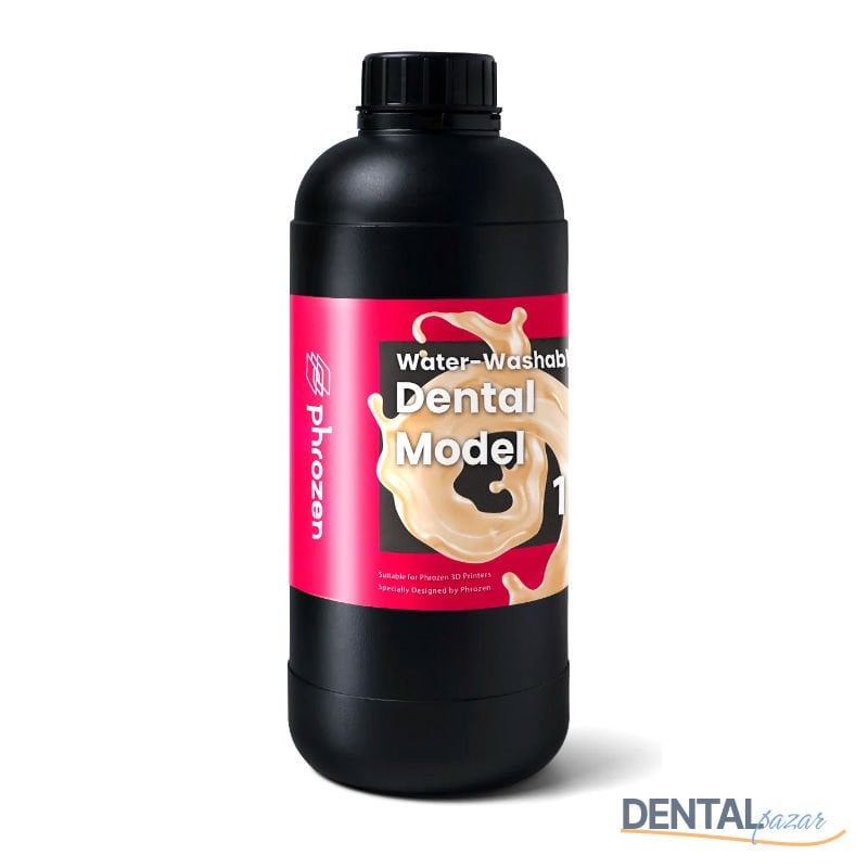 3D Yazıcı Reçine - Suda Yıkanabilir Dental Model Reçinesi 1kg 5+1 Kampanya ***
