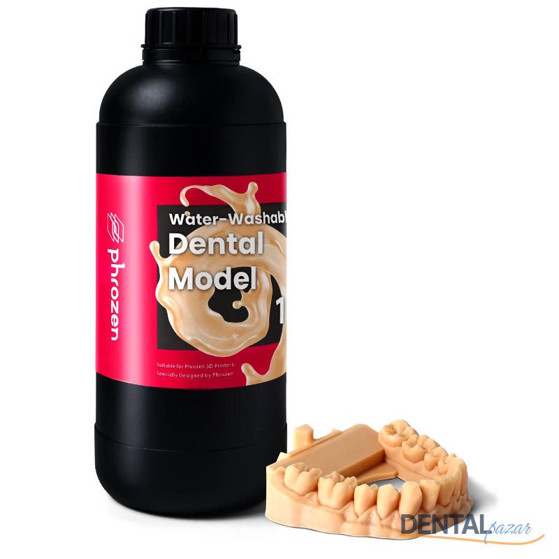 3D Yazıcı Reçine - Suda Yıkanabilir Dental Model Reçinesi 1kg 5+1 Kampanya ***